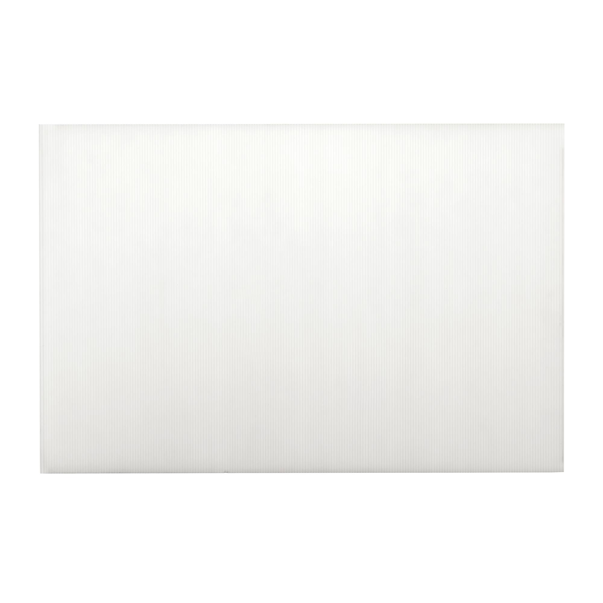 15 Pack: 20" x 30" Transparent Plastic Corrugated Board by Creatology™